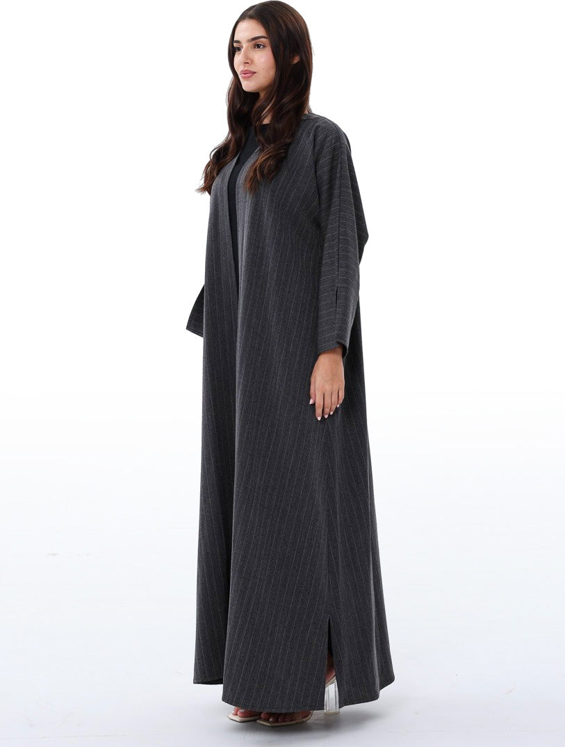 Grey Studded Abaya