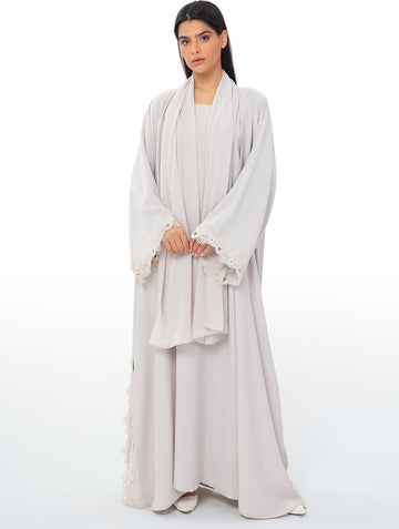 Light Grey Hues With Lace