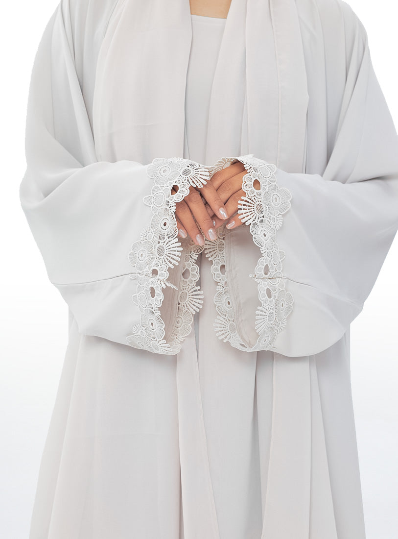 Light Grey Hues With Lace