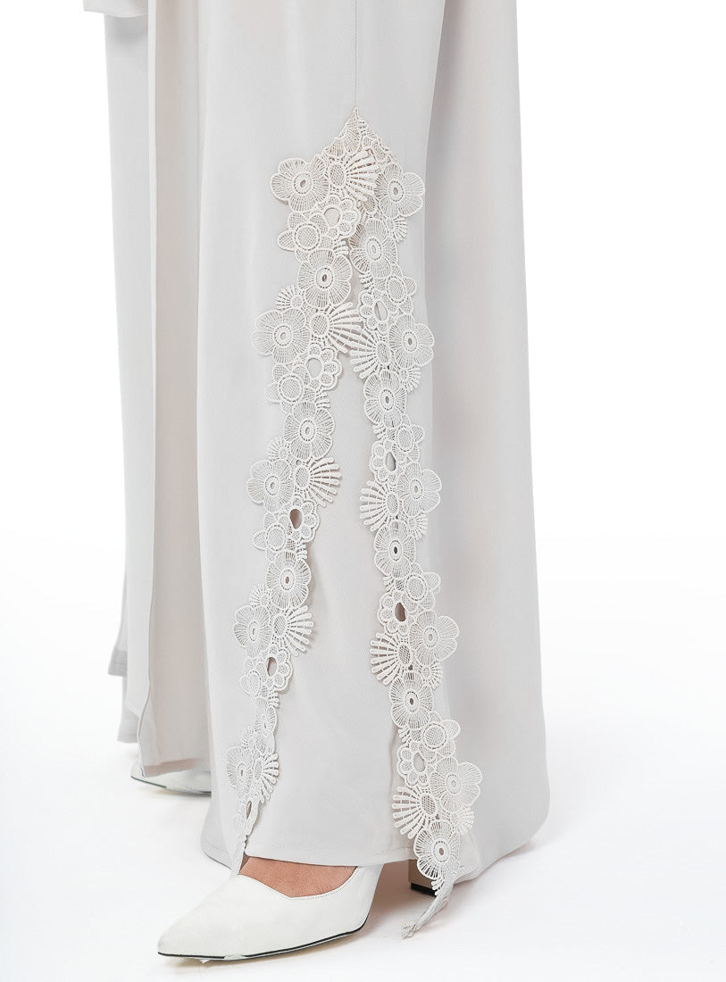 Light Grey Hues With Lace