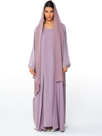 Light Purple Hues With Lace