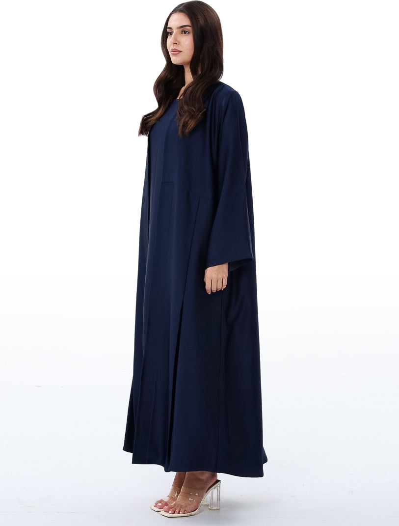 Navy Blue Silk Satin